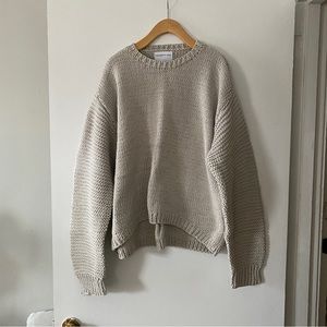 The Knotty Ones hand knit sweater